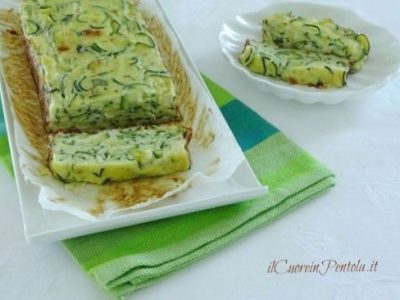 flan di zucchine