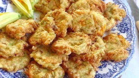 frittelle di fiori di zucca