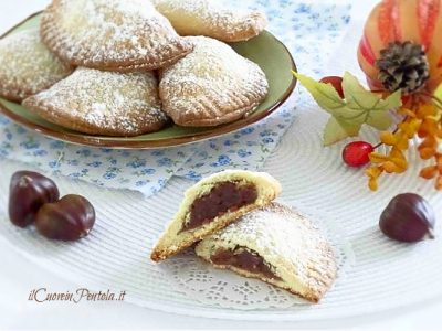 biscotti con crema di castagne