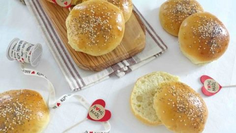 Panini Per Hamburger Burger Buns Ricetta Il Cuore In Pentola