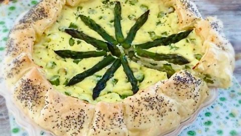 torta salata agli asparagi