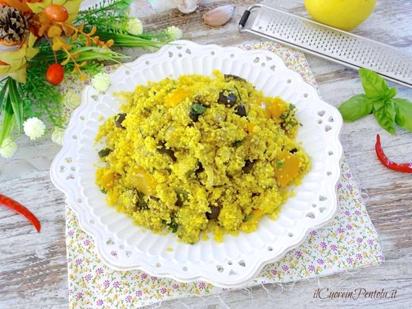 Cous cous freddo di verdure - Ricetta cous cous freddo Il ...