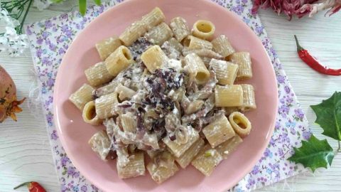 Pasta Con Radicchio E Pancetta Ricetta Il Cuore In Pentola