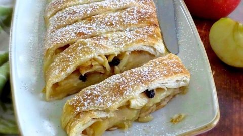 strudel di mele con pasta sfoglia