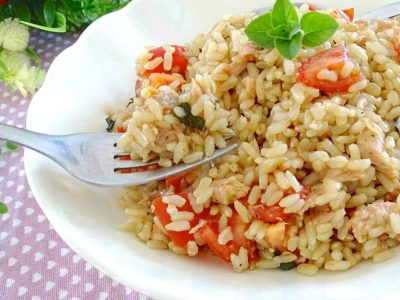 insalata di riso integrale