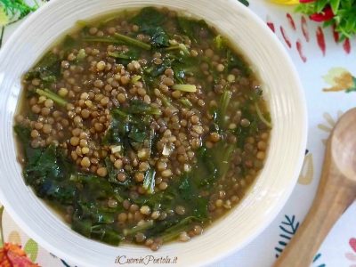 lenticchie e spinaci