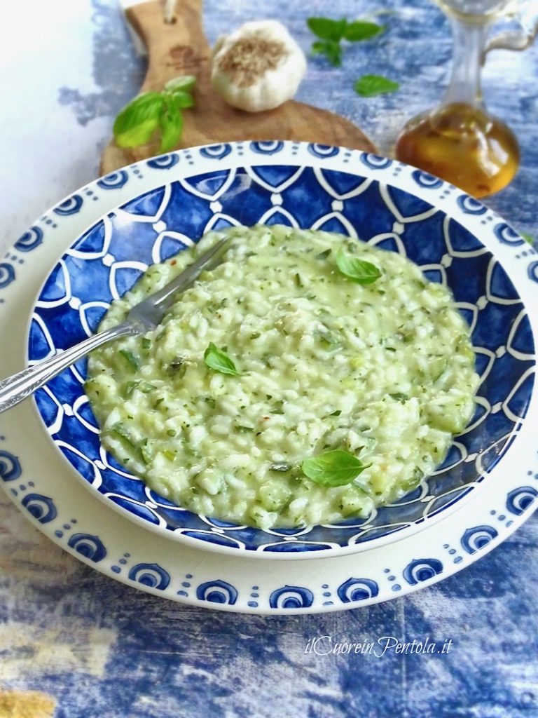 risotto con le zucchine