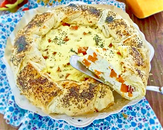 torta salata zucca e ricotta