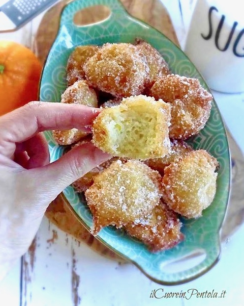 frittelle di ricotta dolci