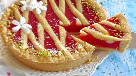 crostata al gelo di anguria