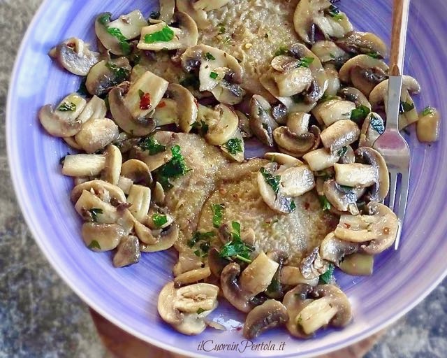 scaloppine ai funghi