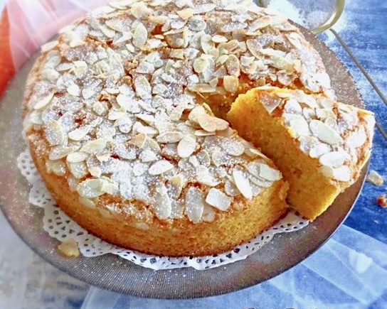 torta carote e mandorle