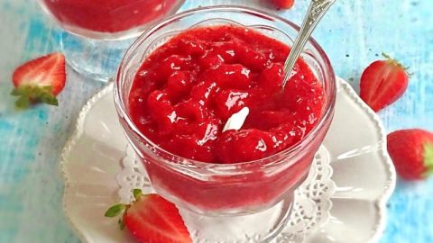 granita di fragole