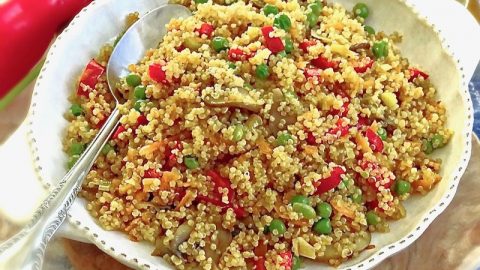 quinoa con verdure