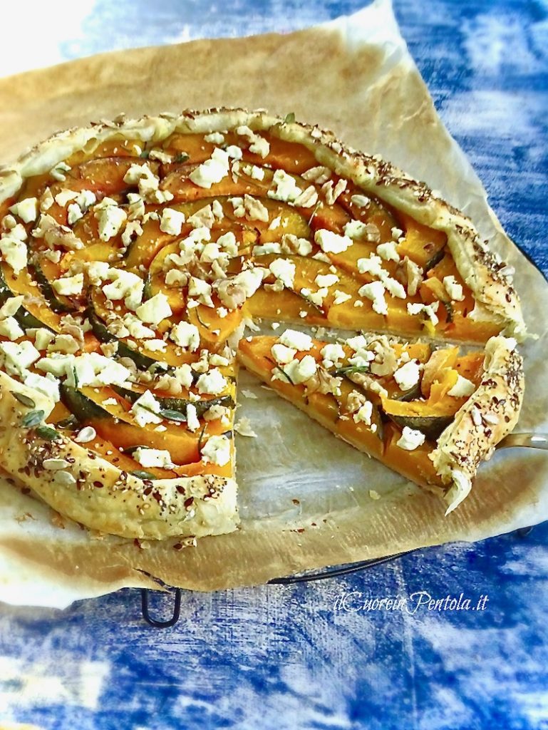 torta salata alla zucca