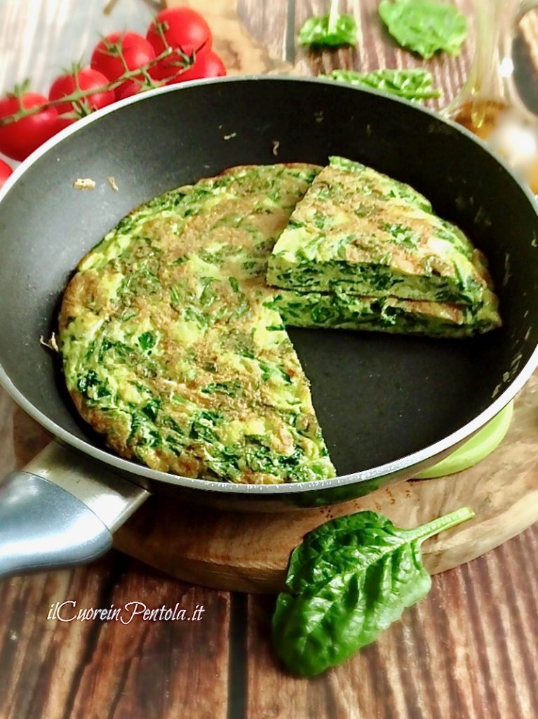 frittata di spinaci