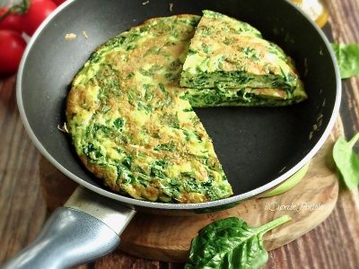 frittata di spinaci