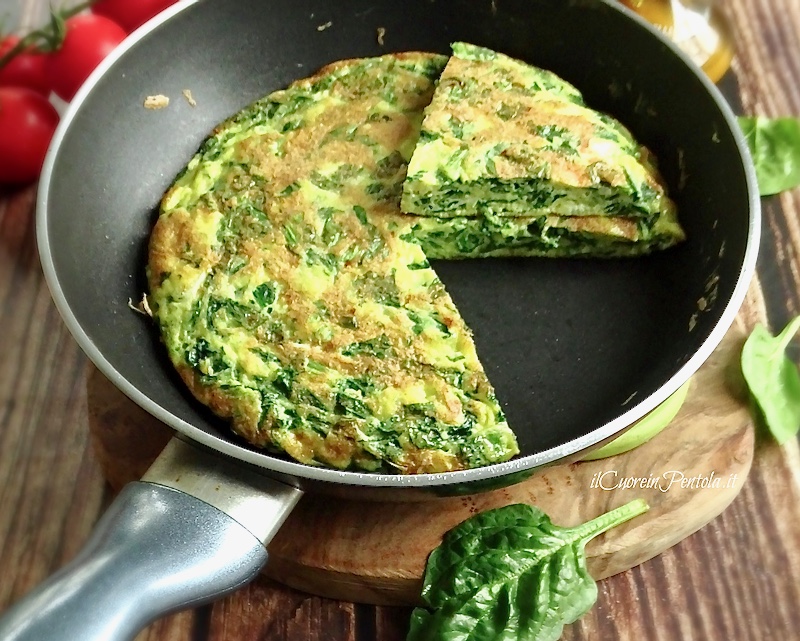 frittata di spinaci